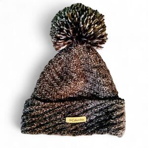Women's Columbia Winter Beanie with Puff, Smokey Gray Color